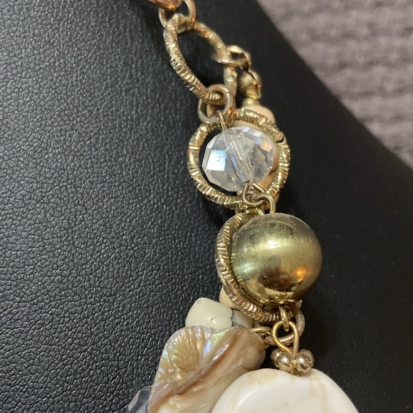 Lovely Three-Strand Beaded Necklace + Earrings - Picture 7 of 9